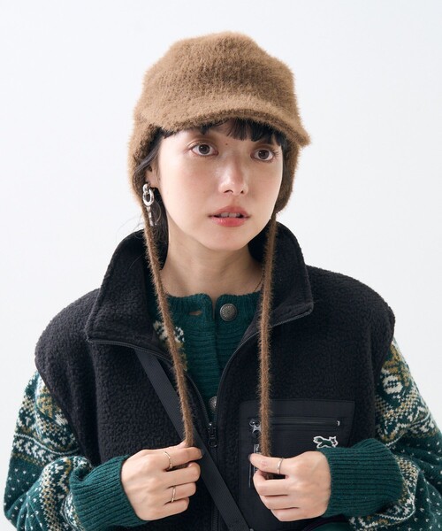 セール】ニット フライトキャップ（ニットキャップ/ビーニー