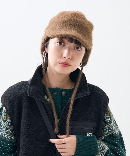 セール】ニット フライトキャップ（ニットキャップ/ビーニー