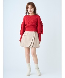 LILY BROWN（リリーブラウン）の「ケーブルニットプルオーバー