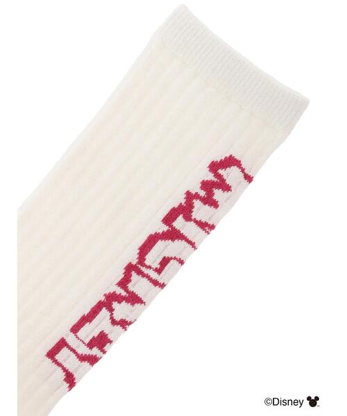 ehka sopo（エヘカソポ）の「【Disney】ミッキー/ラメロゴリブソックス（ソックス/靴下・レディース・グリーン/レッド・F）」の12枚目の写真