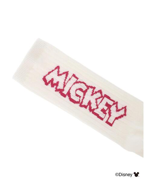 ehka sopo（エヘカソポ）の「【Disney】ミッキー/ラメロゴリブソックス（ソックス/靴下・レディース・グリーン/レッド・F）」の15枚目の写真