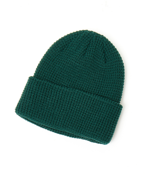 RIVER UP(リバーアップ)の「<BASIQUENTI>【丸洗いOK】ユニセックス ワッフル編み ニットキャップ(ニットキャップ/ビーニー・メンズ・ブラック/グレー/オフホワイト/イエロー/オレンジ/グリーン/ライトベージュ・フリー)」の5枚目の写真