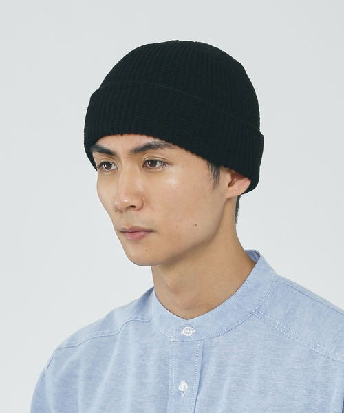 RIVER UP(リバーアップ)の「<BASIQUENTI>【丸洗いOK】ユニセックス ワッフル編み ニットキャップ(ニットキャップ/ビーニー・メンズ・ブラック/グレー/オフホワイト/イエロー/オレンジ/グリーン/ライトベージュ・フリー)」の3枚目の写真