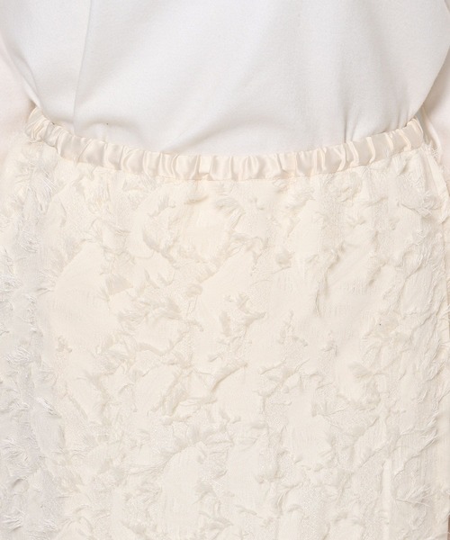 LOWRYS FARM（ローリーズファーム）の「ジャガードラップスカート　988565（スカート・レディース・アイボリー/ブラック・LONG/SHORT）」の18枚目の写真