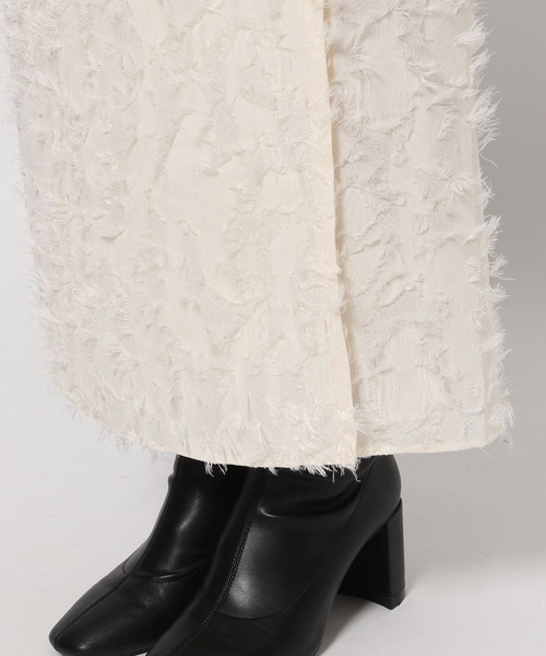 LOWRYS FARM（ローリーズファーム）の「ジャガードラップスカート　988565（スカート・レディース・アイボリー/ブラック・LONG/SHORT）」の19枚目の写真