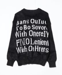 ROOPTOKYO | ▲レタリングシャギーニット(ニット/セーター)