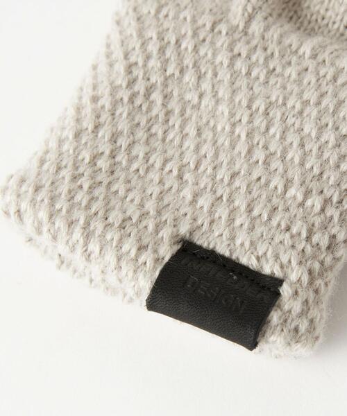 green label relaxing（グリーンレーベルリラクシング）の「【別注】＜INFIELDER DESIGN ＞BEAR グローブ 手袋 -タッチパネル対応-（手袋・レディース・ライム/ベージュ/ナチュラル/ライトグレー/ダークグレー・FREE）」の11枚目の写真