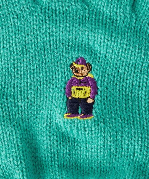 green label relaxing（グリーンレーベルリラクシング）の「【別注】＜INFIELDER DESIGN ＞BEAR グローブ 手袋 -タッチパネル対応-（手袋・レディース・ライム/ベージュ/ナチュラル/ライトグレー/ダークグレー・FREE）」の18枚目の写真