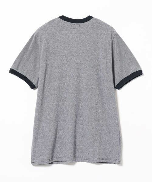 BEAMS(ビームス)の「BEAMS / プリント リンガー Tシャツ(Tシャツ/カットソー・メンズ・ブラック/ネイビー・S/M/XL/L)」の12枚目の写真