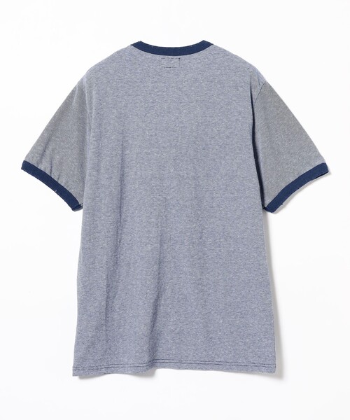 BEAMS(ビームス)の「BEAMS / プリント リンガー Tシャツ(Tシャツ/カットソー・メンズ・ブラック/ネイビー・S/M/XL/L)」の17枚目の写真