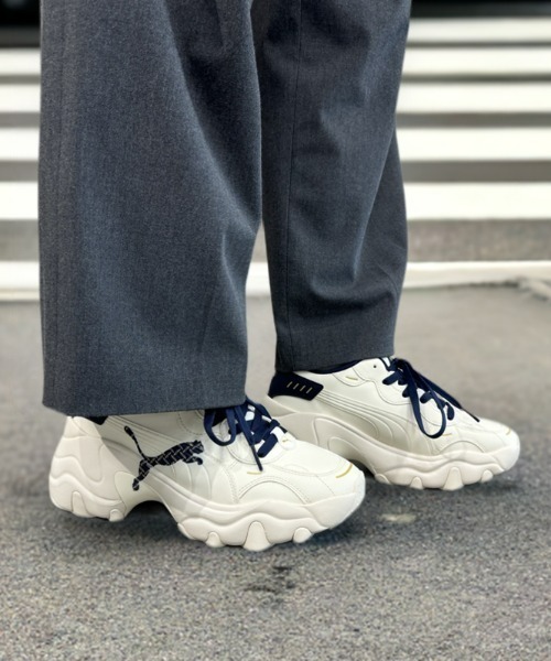 PUMA プーマ ウィメンズ パルサー ウェッジ モノグラム スニーカー