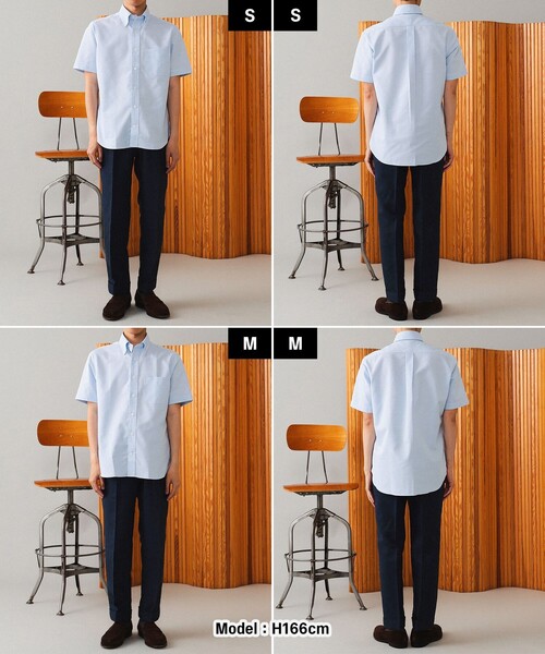 BEAMS F（ビームスエフ）の「BEAMS F / COOLMAX(R) オックスフォード ボタンダウンシャツ（ビジネスシャツ・メンズ・ホワイト/サックスブルー・X-LARGE/LARGE/MEDIUM/SMALL）」の3枚目の写真