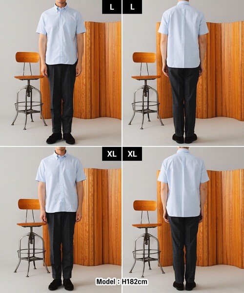 BEAMS F（ビームスエフ）の「BEAMS F / COOLMAX(R) オックスフォード ボタンダウンシャツ（ビジネスシャツ・メンズ・ホワイト/サックスブルー・X-LARGE/LARGE/MEDIUM/SMALL）」の5枚目の写真