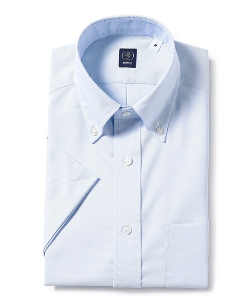 BEAMS F（ビームスエフ）の「BEAMS F / COOLMAX(R) オックスフォード ボタンダウンシャツ（ビジネスシャツ・メンズ・ホワイト/サックスブルー・X-LARGE/LARGE/MEDIUM/SMALL）」の10枚目の写真