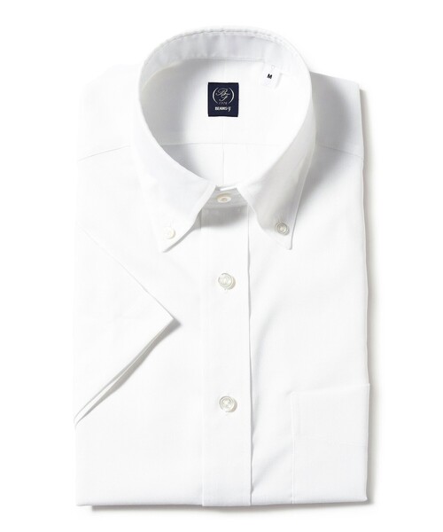 BEAMS F（ビームスエフ）の「BEAMS F / COOLMAX(R) オックスフォード ボタンダウンシャツ（ビジネスシャツ・メンズ・ホワイト/サックスブルー・X-LARGE/LARGE/MEDIUM/SMALL）」の16枚目の写真