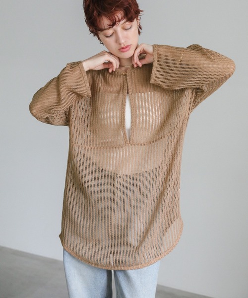 M.Y.O.B.トップス ブラウン/ベージュメッシュ 楽天市場】メッシュキャップ ブラウン刺繍なし : LACCU-麦わら帽子と