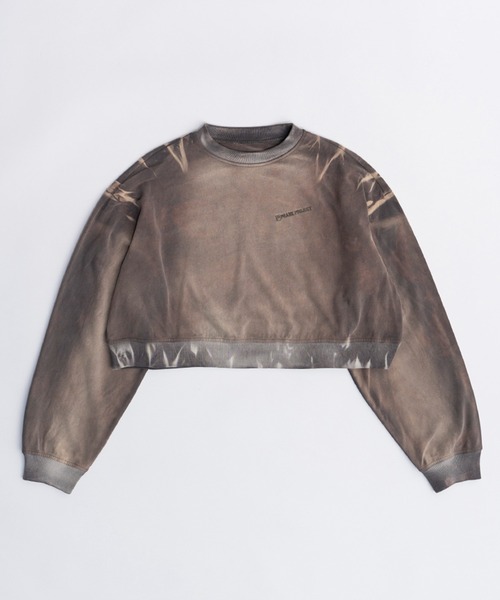 PRANK PROJECT（プランクプロジェクト）の「スプレーダイロンTEE / Spray Dyed Long Sleeve Tee（Tシャツ/カットソー・レディース・ベージュ/ピンク/ブラック・FREE）」の19枚目の写真