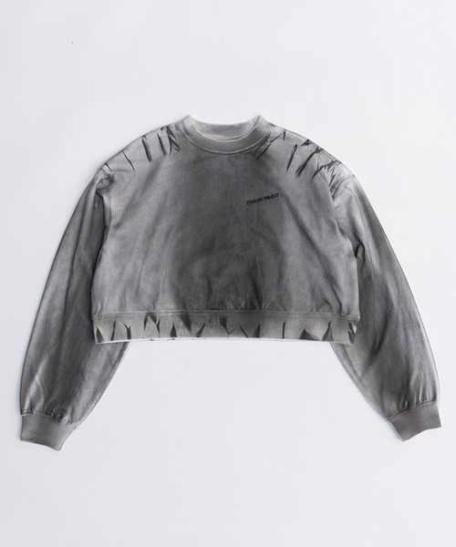 PRANK PROJECT（プランクプロジェクト）の「スプレーダイロンTEE / Spray Dyed Long Sleeve Tee（Tシャツ/カットソー・レディース・ベージュ/ピンク/ブラック・FREE）」の20枚目の写真