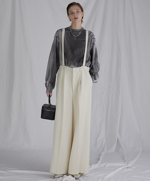 PRANK PROJECT（プランクプロジェクト）の「スプレーダイロンTEE / Spray Dyed Long Sleeve Tee（Tシャツ/カットソー・レディース・ベージュ/ピンク/ブラック・FREE）」の4枚目の写真