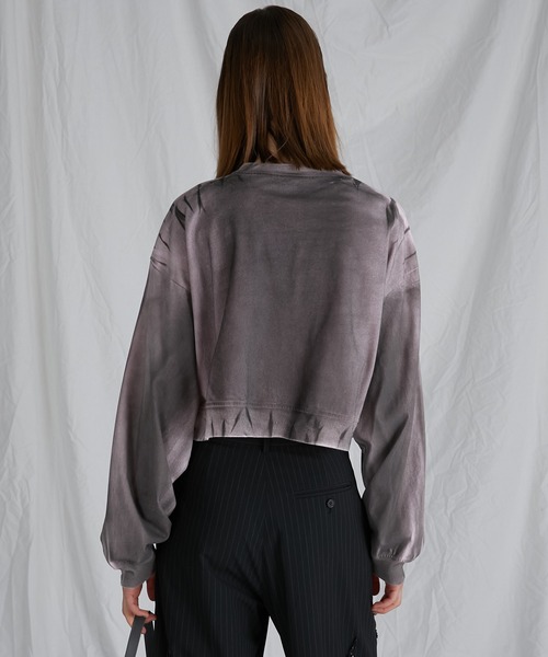 PRANK PROJECT（プランクプロジェクト）の「スプレーダイロンTEE / Spray Dyed Long Sleeve Tee（Tシャツ/カットソー・レディース・ベージュ/ピンク/ブラック・FREE）」の16枚目の写真