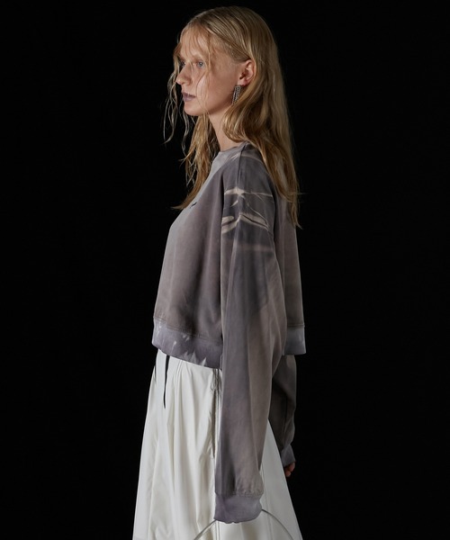 PRANK PROJECT（プランクプロジェクト）の「スプレーダイロンTEE / Spray Dyed Long Sleeve Tee（Tシャツ/カットソー・レディース・ベージュ/ピンク/ブラック・FREE）」の13枚目の写真