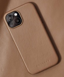 UNiCASE（ユニケース）の「Leather Plain Case iPhone15 15Pro MagSafe対応 本革 iPhoneケース スマホケース レザー シンプル 無地 iPhone14 13（スマホケース/カバー）」