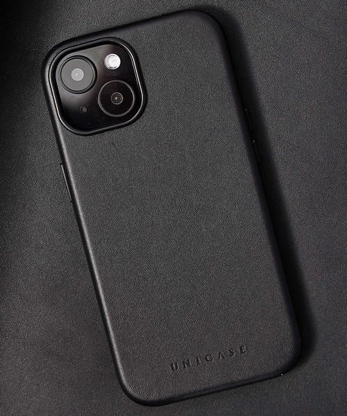 Leather Plain Case iPhone15 15Pro MagSafe対応 本革 iPhoneケース
