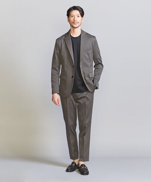 美品　近年モデル　ユナイテッドアローズ ノーカラーパンツセットアップスーツ　紺 楽天市場】【WEB限定 WARDROBE SMART】ウインター TR