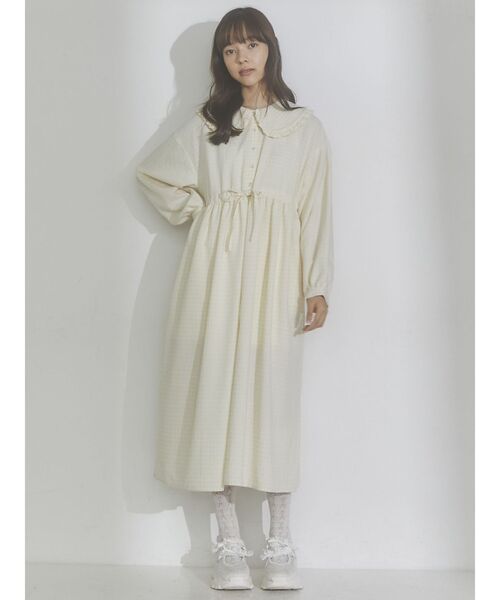 merry jenny（メリージェニー）の「bear刺繍ｷﾞﾝｶﾞﾑﾜﾝﾋﾟｰｽ（ワンピース・レディース・ブラック/ピンク/イエロー/ブルー・FREE）」の19枚目の写真