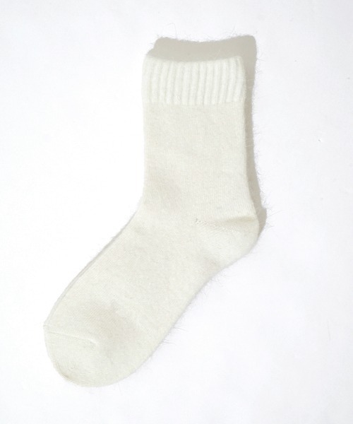 flower（フラワー）の「ソフトフラッフィソックス3（ソックス/靴下・レディース・グレー/ホワイト/グリーン・FREE）」の2枚目の写真