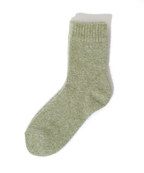 flower（フラワー）の「ソフトフラッフィソックス3（ソックス/靴下・レディース・グレー/ホワイト/グリーン・FREE）」の3枚目の写真