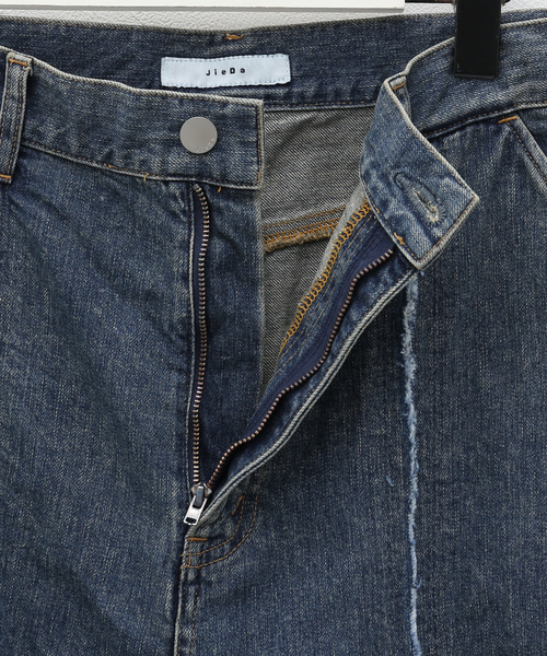 [送料込] color cutting wide denim セール】【JIEDA / ジエダ】CUTTING WIDE DENIM（デニムパンツ
