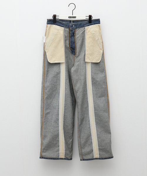セール】【JIEDA / ジエダ】CUTTING WIDE DENIM（デニムパンツ