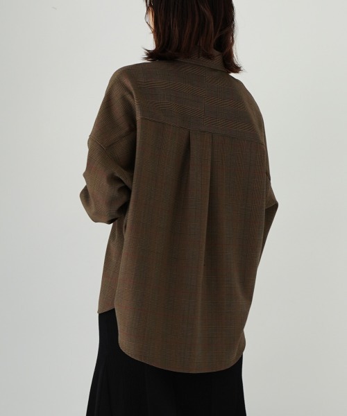 CIEL'AIR(シエルエアー)の「Check Shirt(シャツ/ブラウス・レディース・キャメル・FREE)」の6枚目の写真