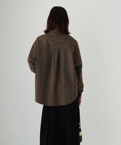 CIEL'AIR(シエルエアー)の「Check Shirt(シャツ/ブラウス・レディース・キャメル・FREE)」の7枚目の写真