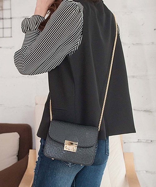 Miniministore（ミニミニストア）の「ショルダーバッグ レディース（ショルダーバッグ・レディース・ラベンダー/イエロー/オレンジ/シルバー/ブラック/ホワイト/ロイヤルブルー/ゴールド/レッド/グリーン・FREE）」の11枚目の写真