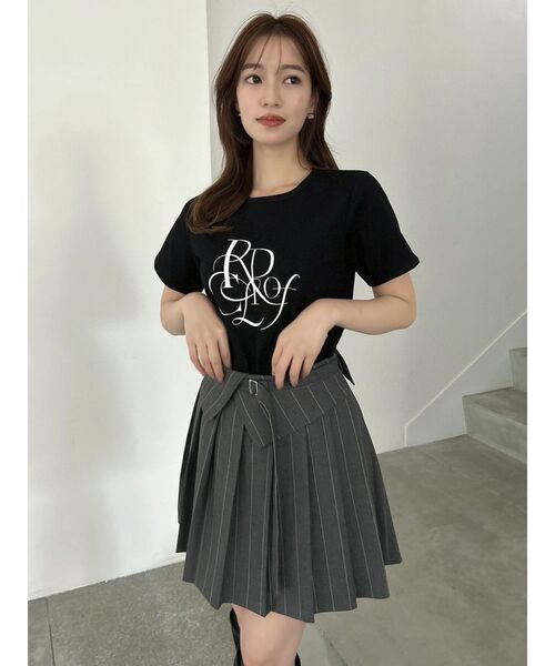 正規品♡レーヨンロゴ上下セット♡ダークグレー dazzlin（ダズリン）の「RIPPLE OF COLORロゴT（Tシャツ