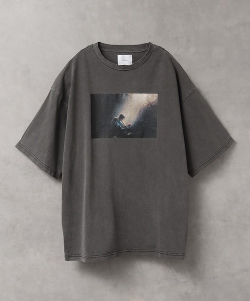 welise（ウェライズ）の「【welise/ウェライズ】モードフラワーグラフィック ヴィンテージスノーピグメント加工 オーバーサイズ半袖Tシャツ（Tシャツ/カットソー・メンズ・グレー系その他/ブラック系その他/グレー系その他2/ブラック系その他2/ブラック系その他3/グレー系その他3/グレー系その他4/ブラック系その他4/グレー系その他5/ブラック系その他7/グレー系その他6/ブラック系その他5/グレー系その他7/ブラック系その他6・L/M/S）」の11枚目の写真
