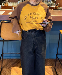 Chillfar | ラグランプリントロゴロンT(Tシャツ/カットソー)