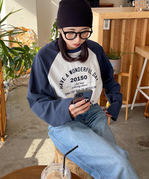 Chillfar | ラグランプリントロゴロンT(Tシャツ/カットソー)