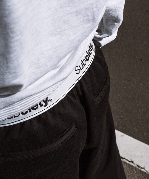 Subciety(サブサエティ)の「LOGO BAND SWEAT PANTS(スウェットパンツ・メンズ・アイボリー/ブラック/グレー・SMALL/MEDIUM/LARGE/X-LARGE)」の16枚目の写真
