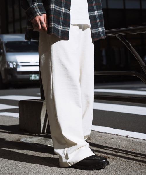 Subciety(サブサエティ)の「LOGO BAND SWEAT PANTS(スウェットパンツ・メンズ・アイボリー/ブラック/グレー・SMALL/MEDIUM/LARGE/X-LARGE)」の4枚目の写真