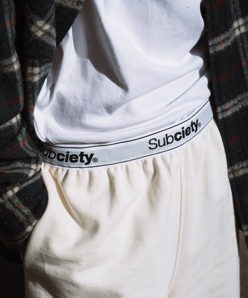 Subciety(サブサエティ)の「LOGO BAND SWEAT PANTS(スウェットパンツ・メンズ・アイボリー/ブラック/グレー・SMALL/MEDIUM/LARGE/X-LARGE)」の7枚目の写真