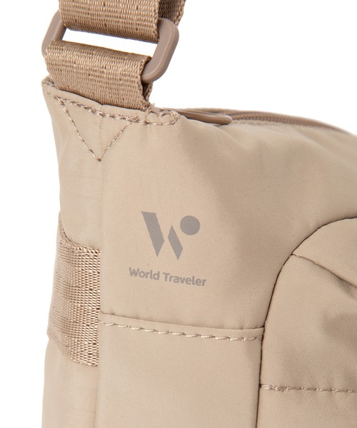 World Traveler(ワールドトラベラー)の「World Traveler/ワールドトラベラー ミラ ショルダーバッグ No.17532(ショルダーバッグ・メンズ・ブラック/ベージュ/ピンク系1・FREE)」の21枚目の写真