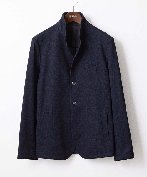 MK MICHEL KLEIN HOMME (エムケーミッシェルクランオム)の「【LLのみ/残りわずか/ストレッチ】コンバーチブルジャケット / TEC EASY(テーラードジャケット・メンズ・サンドベージュ/ブルー/ネイビー・46/48/51)」の1枚目の写真