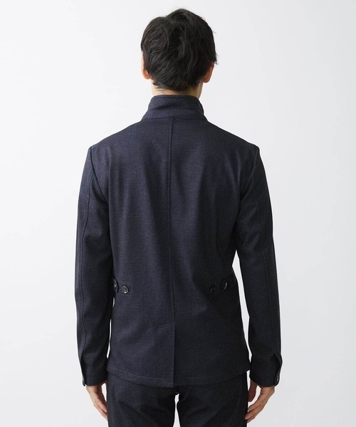 MK MICHEL KLEIN HOMME (エムケーミッシェルクランオム)の「【LLのみ/残りわずか/ストレッチ】コンバーチブルジャケット / TEC EASY(テーラードジャケット・メンズ・サンドベージュ/ブルー/ネイビー・46/48/51)」の17枚目の写真