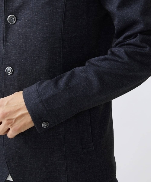 MK MICHEL KLEIN HOMME (エムケーミッシェルクランオム)の「【LLのみ/残りわずか/ストレッチ】コンバーチブルジャケット / TEC EASY(テーラードジャケット・メンズ・サンドベージュ/ブルー/ネイビー・46/48/51)」の19枚目の写真