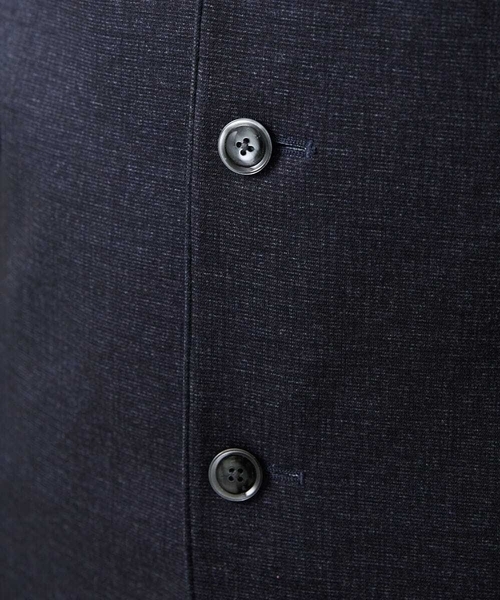 MK MICHEL KLEIN HOMME (エムケーミッシェルクランオム)の「【LLのみ/残りわずか/ストレッチ】コンバーチブルジャケット / TEC EASY(テーラードジャケット・メンズ・サンドベージュ/ブルー/ネイビー・46/48/51)」の21枚目の写真