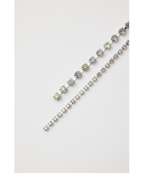 SLY(スライ)の「JEWEL CHAIN P/EARRING ジュエル チェーン ピアス(ピアス(両耳用)・レディース・シルバー/ゴールド・FREE)」の7枚目の写真