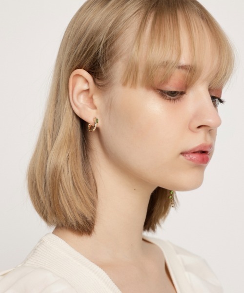 SLY(スライ)の「JEWEL CHAIN P/EARRING ジュエル チェーン ピアス(ピアス(両耳用)・レディース・シルバー/ゴールド・FREE)」の22枚目の写真